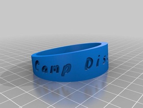 camp discovery bracelet bracelets customized 3d print model - Mito3D