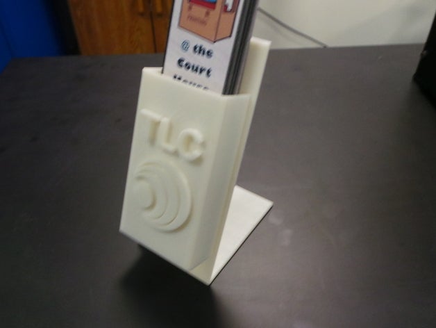 tlc bookmark holder office 3D print model - Mito3D
