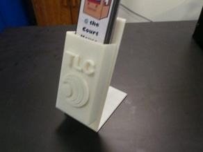 tlc bookmark houder office 3d print model - Mito3D