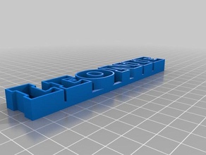 mijn aangepaste tekst opslag beelden 3d print model - Mito3D