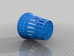 110mm pvc pipe skimmer filter hobby pond 3d print model - Mito3D