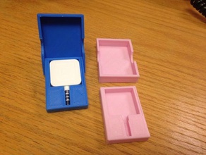 robo3d-square card reader case-large mobile phone credit prefab 3d print model - Mito3D