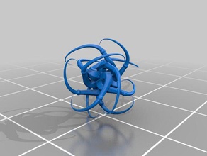 tentacled dodecahedron math art escher geometry 3d print model - Mito3D