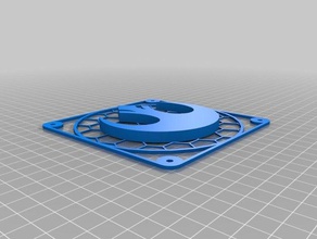 rebel fan grid computer grill alliance star wars 3d print model - Mito3D