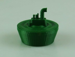 dekking onderzeeër zinken badkamer 3d print model - Mito3D