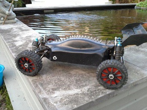 rc auto, polvere e sporcizia tappo veicoli 3d print model - Mito3D