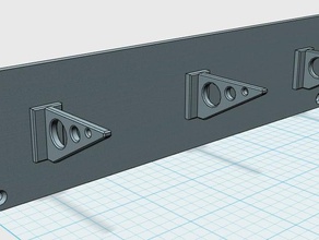 3 stuk tang rek tool de houders vakken 3d print model - Mito3D