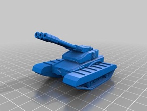 meu personalizados processuais jogo em miniatura do tanque de todo aleatória jogos 3d print model - Mito3D