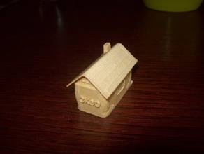 simple house 3d printing 3d print model - Mito3D