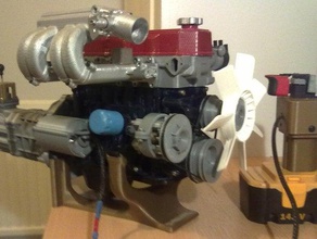 novo sistema de acionamento do alternador distribuidor engenharia motor 3d print model - Mito3D