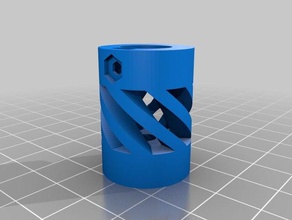 mijn aangepaste flexibele koppeling 3d afdrukken 3d print model - Mito3D