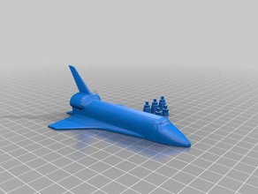 met het vliegtuig inrichting 3d print model - Mito3D