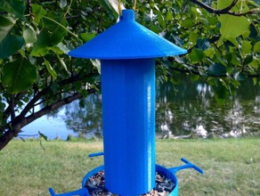 comedero de pájaros al aire libre jardín 3d print model - Mito3D