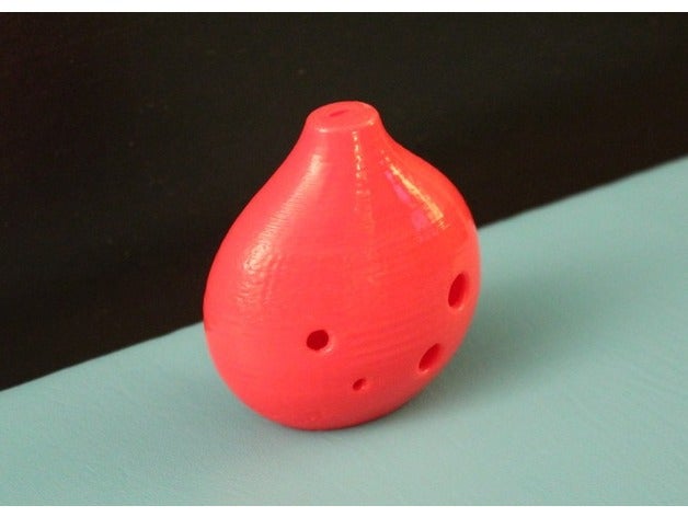 small 5-hole ocarina kids music 4-hole children legend zelda musical instrument time woodwind 3D print model - Mito3D