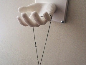 hand hanger organisatie kleerhanger kapstok houder organisator popcorn 3d print model - Mito3D