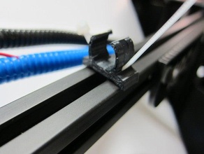 8020 extrusie zip tie kabel kabelklem 3d de printer delen 3d print model - Mito3D
