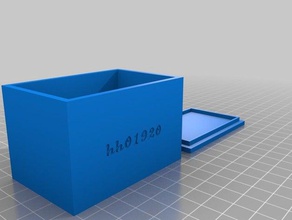 boîte-40x50x50 les conteneurs personnalisé 3d print model - Mito3D