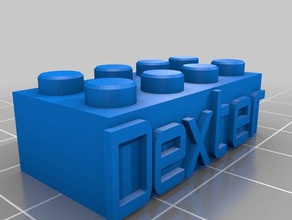 lego dexter bouw speelgoed maat 3d print model - Mito3D