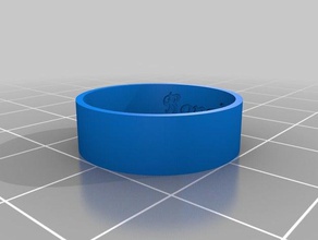 my customized ring ronald loves susan rings 3d print model - Mito3D