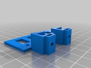 mijn aangepaste rocker switch panel mini bottom mount 3d de printer accessoires 3d print model - Mito3D
