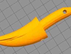coltello del dente giocattolo gioco accessori 3d print model - Mito3D
