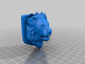 dodge l'emblème du lion de l'automobile voiture emblème neon pick-up ram médaillon 3d print model - Mito3D