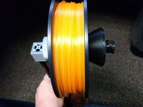 locking cone hdd filament spool holder 3d printer accessories 3d print model - Mito3D