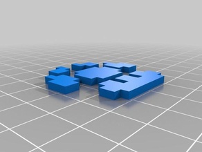 nintendo kavrama-mantar video oyunlar Mantar-1 8 bit mantar mario görünümüdür Süper super bros oyunu oyunları 3d print model - Mito3D
