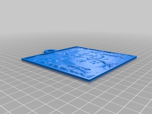 my customized lithopane 2d art 3D print model - Mito3D