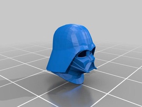 darth vader capacete escala completa atualizada brinquedos jogos 3d print model - Mito3D