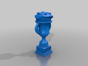 trophy editable 123design props 1st cake cup cupcake pie win 3d print model - Mito3D