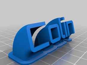 colin office customized 3d print model - Mito3D