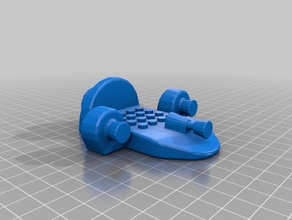 le vaisseau spatial de blocs construction jouets 3d print model - Mito3D