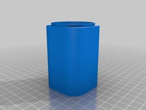 pepper big bottom containers customized 3d print model - Mito3D