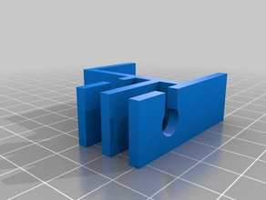 my customized shelf-attached cable holder organization 3d print model - Mito3D