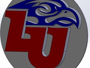 liberty Üniversitesi logosu işaretler logoları 3d print model - Mito3D