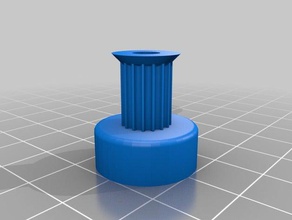 gt2-2mm 16 tooth gear 3d printer parts 5 mm shaft customized gt2 2mm pitch 3d print model - Mito3D