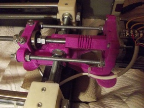 i3-as met schroefdraad spindel radiale lagers moer 3d de printer delen 3d print model - Mito3D