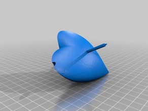 heart pipe 3d printing 3d print model - Mito3D