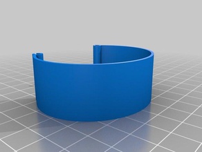 simples pulseira de cascalho tempo gadgets personalizador 3d print model - Mito3D