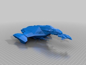 moa eve online new model vehicles ship spaceship 3d print model - Mito3D