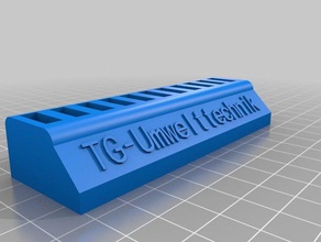11 memoria usb titular de la tg organización personalizado 3d print model - Mito3D