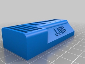 5 stick usb 4 sd titular jjws organização personalizado 3d print model - Mito3D