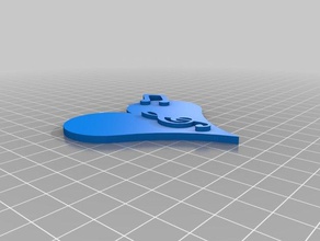 violin key 3d printing 3d print model - Mito3D