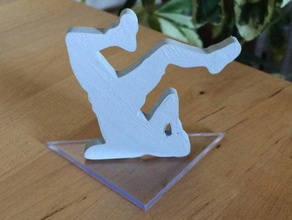 belachelijkheid schorpioen logo de borden ' s 3d schaatsen 3d print model - Mito3D