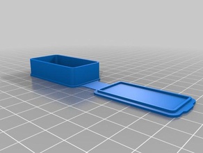 4cm naald vak containers maat 3d print model - Mito3D