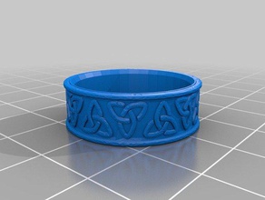 celta anel jóias 3d print model - Mito3D