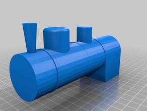 cn2t su ısıtıcısı 3d baskı lokomotif buhar motoru tren 3d print model - Mito3D