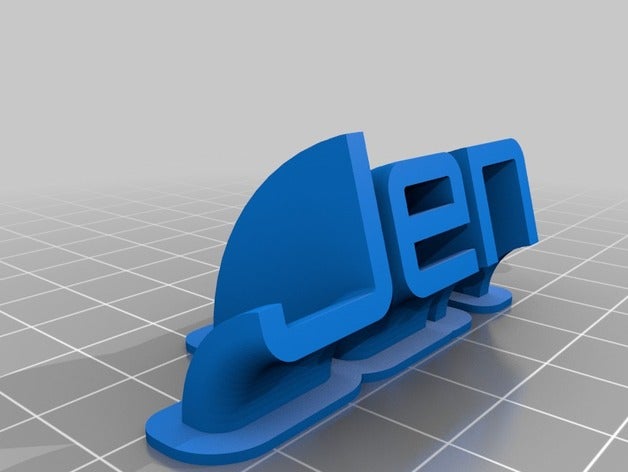 jen office customized 3D print model - Mito3D