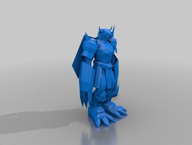 digimon wargreymon metalgarurumon i giocattoli giochi 3D print model - Mito3D